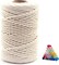 100% Natural Cotton Macrame Cord,5mm x110 Yards Macrame Cords Colored Cotton Macrame Rope Craft Cord for DIY Crafts Knitting Plant Hangers Christmas Wedding Décor(Beige, 5mm110yards)